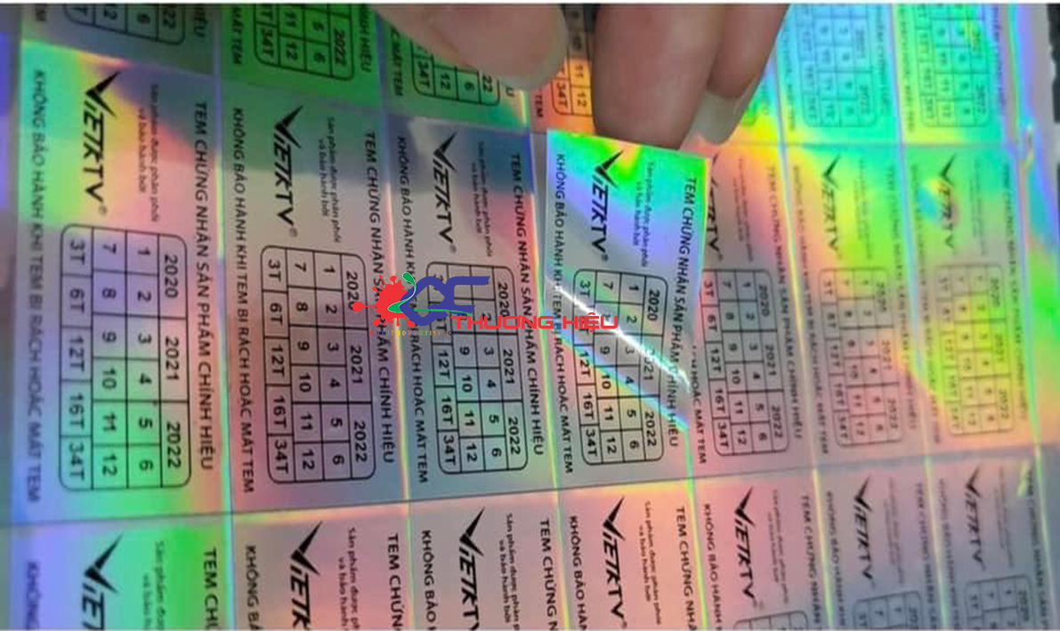In tem nhãn decal giấy, nhựa, bạc – Đa dạng chất liệu, in nhanh 7 in tem 7 màu
