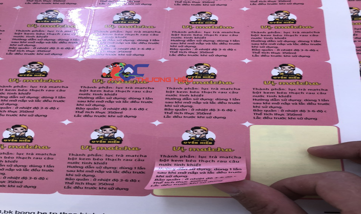 In tem nhãn decal giấy, nhựa, bạc – Đa dạng chất liệu, in nhanh 9 in tem